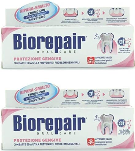 BiorePair: Protezione gengive משחת שיניים עם מיקרורפיר * 2.5 צינור גרם נוזלים * [יבוא איטלקי]